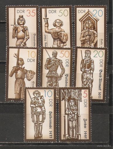 ФФ5 ГДР 1989 Статуи Роланда