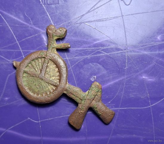 Часть Петлица спецзнак Эмблема военных самокатчиков риа редкость распродажа коллекции