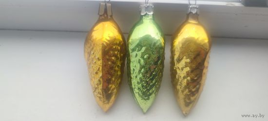 Новогодние игрушки "Шишка" СССР