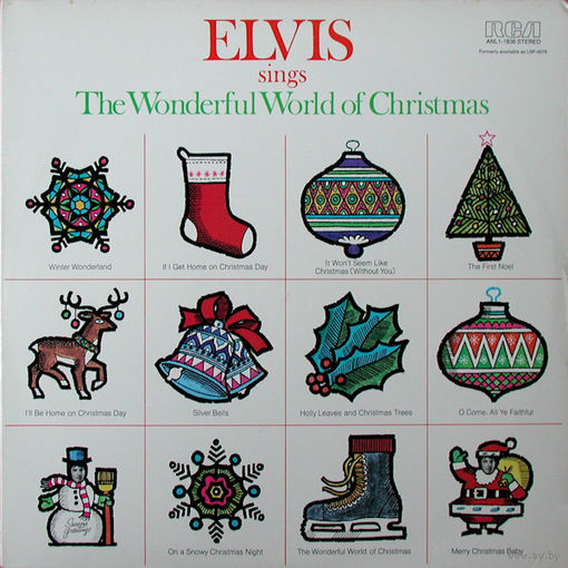 Elvis Presley – Elvis Sings The Wonderful World Of Christmas, LP 1971