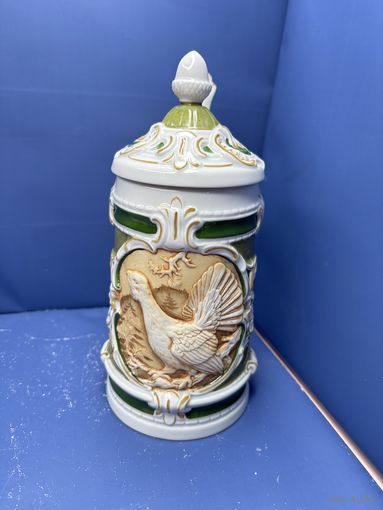 Винтажная пивная кружка охота