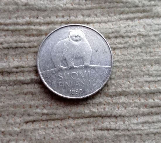 Werty71 Финляндия 50 пенни 1990 Медведь