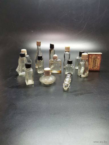 Флакон от парфюм СССР 13 шт. (одним лотом).