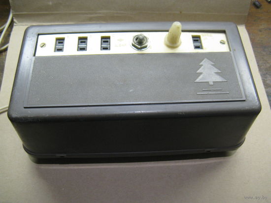 Переключатель ёлочных гирлянд времён СССР без гирлянд работоспособность не известна