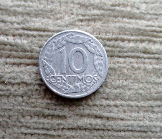 Werty71 Испания 10 сентимо 1959 Франко