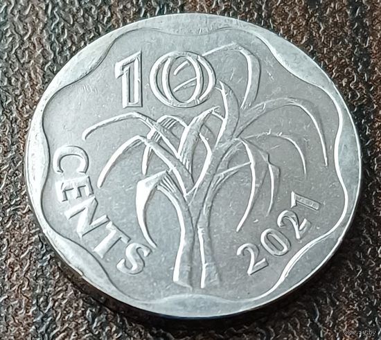 Эсватини (Свазиленд) 10 центов, 2021    ( 1-8-8 )