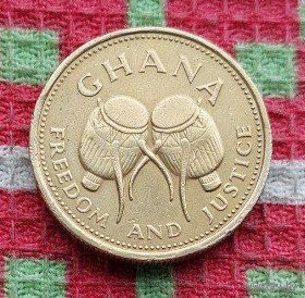 Гана 500 седи 1996 года, UNC. Барабаны.