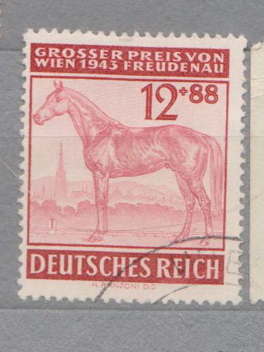 Лошади Германия третий рейх  Конные скачки в Вене  1943 год    лот 5