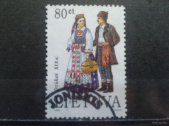 Литва 1993 Народный костюм