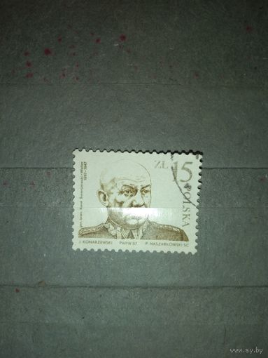 ПОЛЬША, 1987 , ИЗВЕСТНЫЕ ЛЮДИ, серия , 1м (на "СКАНЕ" справочно приведены номера и цены по  Michel)