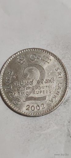 Шри-Ланка 2 рупе 2002