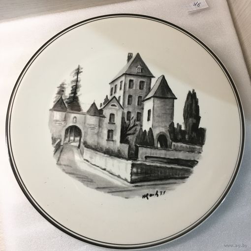 ТАРЕЛКА ПОСВЕЩЕННАЯ   Villeroy & Boch,  90 ans  Syndicat d'Initiative Mersch  к6