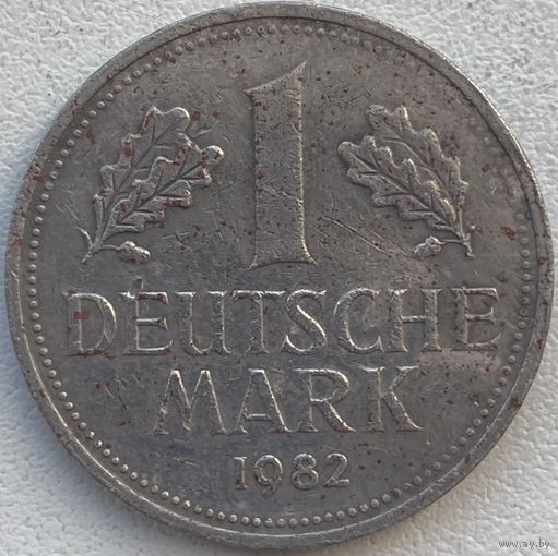 Германия 1 марка 1982 г. G
