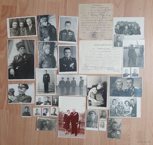 Фотоархив подполковника ***  ВВС  Городнова Ивана Наумовича 1937 _1992 год.Сослуживцы ГСС Воздвиженский Николай Николаевич. До 9 мая пересыл по Беларуси бесплатно.