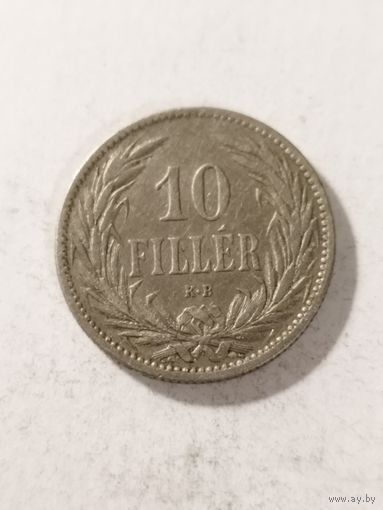 Венгрия 10 филлер 1894
