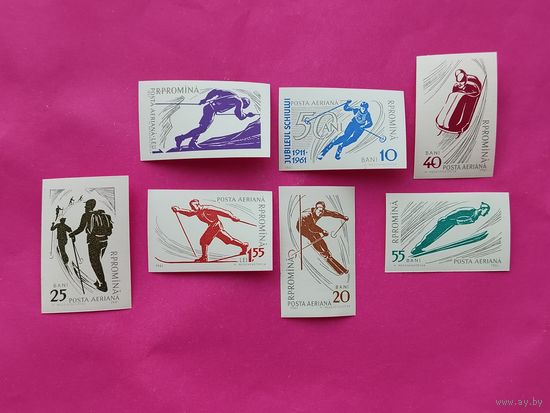 Румыния. Спорт. ( 7 марок ) 1961 года. 11-12.