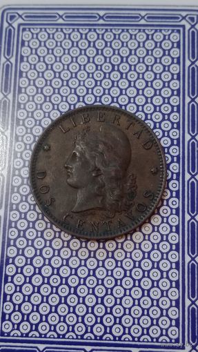 Аргентина 2 сентаво 1891