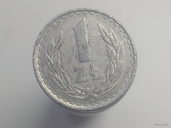 1 злотый Польша 1982 год лот 42
