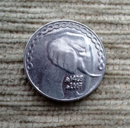 Werty71 Алжир 5 динаров 2007 Слон