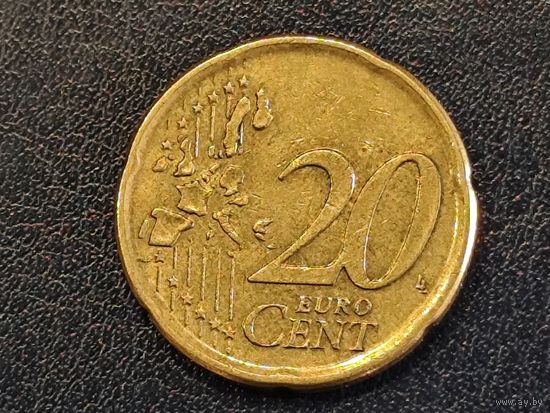 Испания 20 евроцентов 1999
