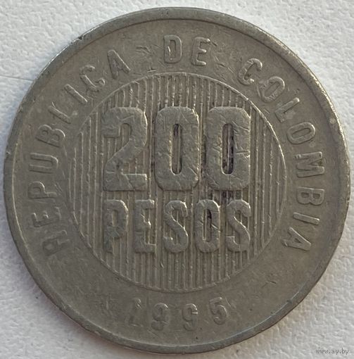 Колумбия 200 песо 1995 г.