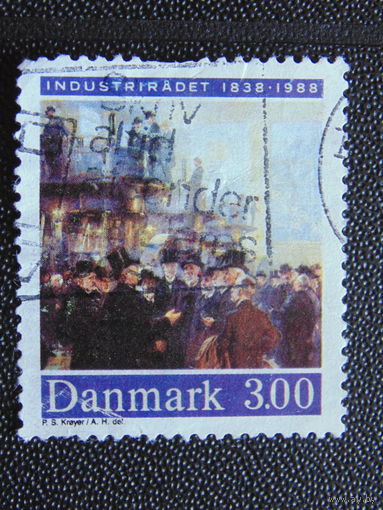 Дания 1988 г. Искусство.