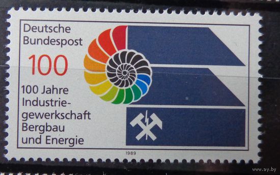 Германия, ФРГ 1989г. Mi.1436 MNH** полная серия