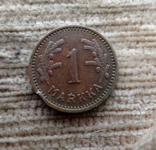 Werty71 Финляндия 1 марка 1943