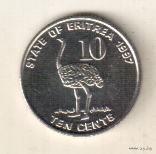 Эритрея 10 цент 1997