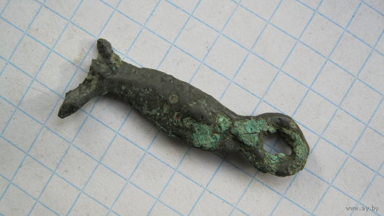Древняя привеска. Бронза.