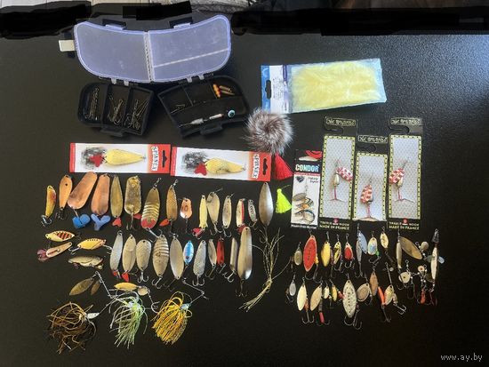 Блёсна 100 шт + подсумок + очень много мелочёвки