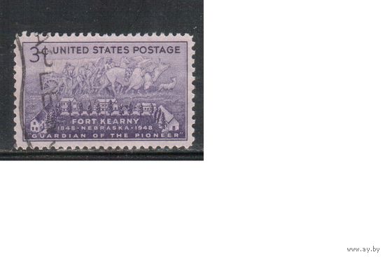 США-1948, (Мих.583),  гаш. , Форт Кирни (одиночка)