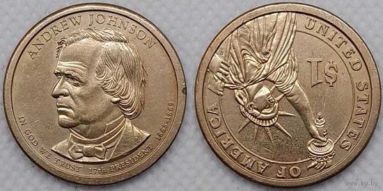 1 доллар США 2011 г P, Эндрю Джонсон