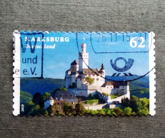 Марка Германия 2015 год Замок Марксбург