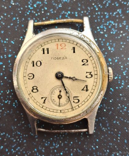 Часы победа красная 12   3  квартал  1950 года сталинские распродажа коллекции