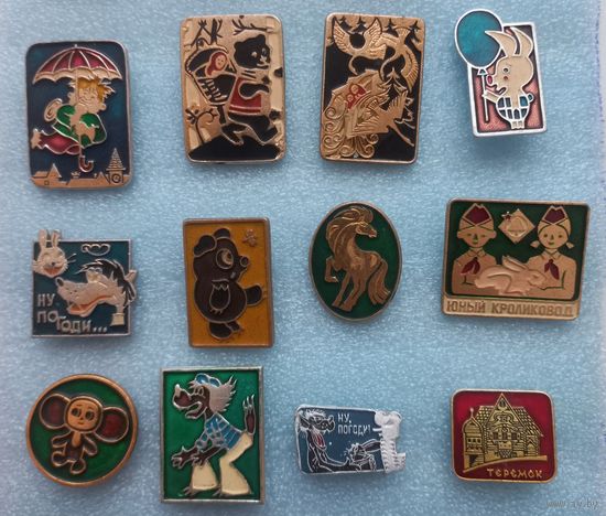 Значки. Мультфильмы. Сказки. Детские.