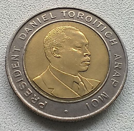 Кения 5 шиллингов, 1997   3-14-4