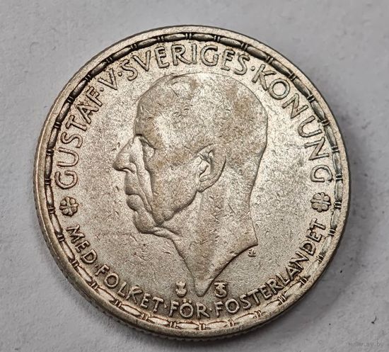 1949 год Швеция крона  серебро