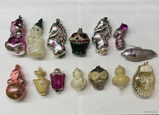 Елочные игрушки СССР под реставрацию