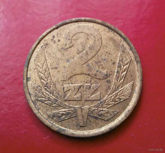 2 злотых 1980 Польша #02