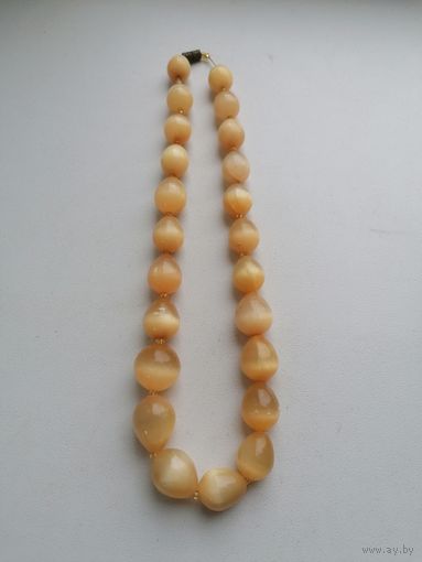 Бусы Селенит СССР, торги с Рубля