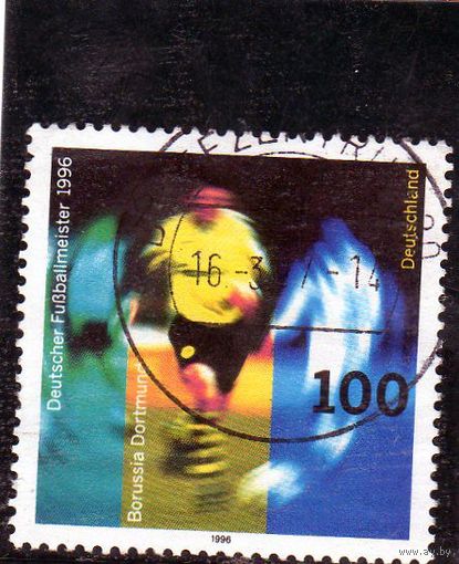 Германия.Футбол. Боруссия(Дортмунд) победитель Бундеслиги. 1996 г.
