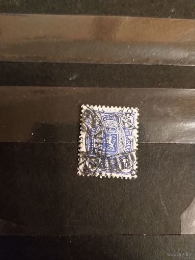 1889 Россия Великое княжество Финляндское мих 31В зуб 14 на 13 герб (3-5)
