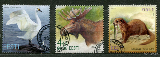 Фауна. Эстония. 2007-2015. Серия 3 марки