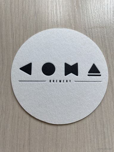 Подставка под пиво пивоварни Coma brewery /Россия/