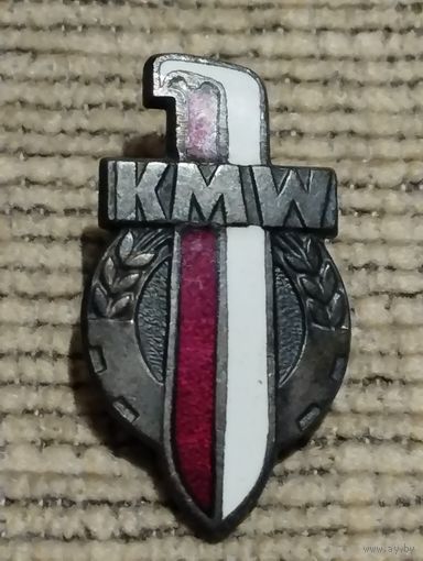 Знак KMW ( Кружок армейский молодежи). Польша. Социализм.
