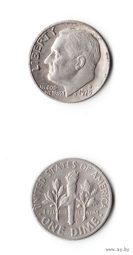 США 10 центов 1975 (D)  года