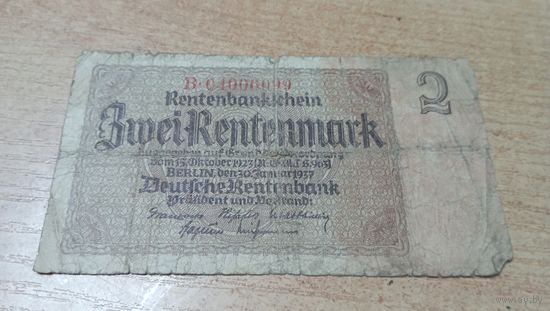 2 марки 1937 года Германии 04006099