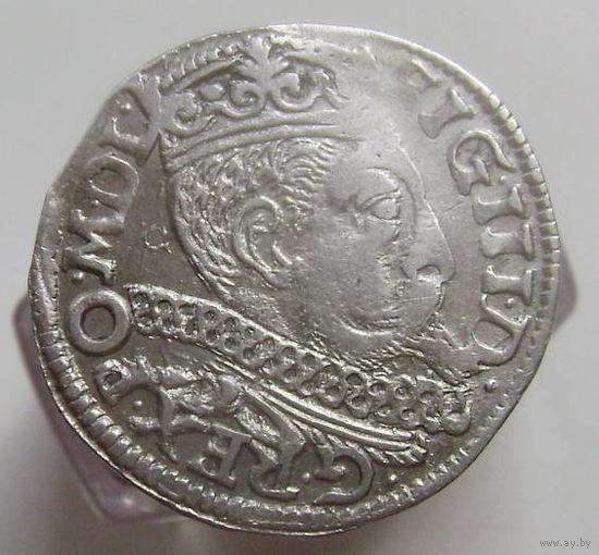Познаньский трояк 1599 года Сигизмунд III , отличное , коллекционное состояние , с 1 рубля !!!