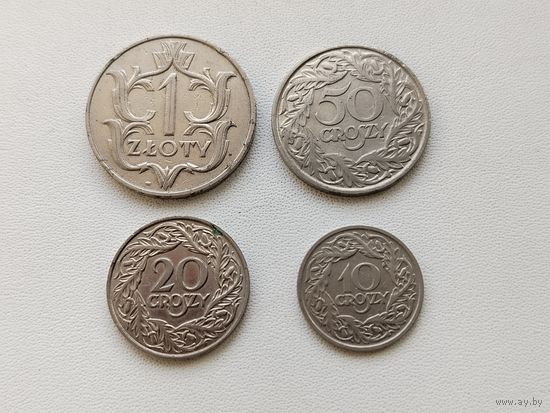 Польские монеты. ( 4 шт. ) 67-я.